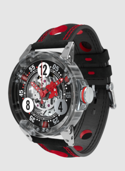 Review High Quality B.R.M Replica Watches For Sale BRM V6-44-SA Makrolon Red